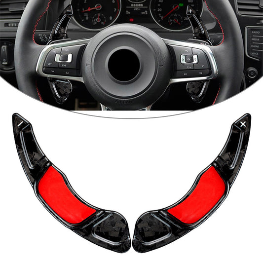 Steering Wheel Paddle Shifter Extension 2PCS Fit for VW for Golf 7 MK7 GTI R MK7.5 Polo