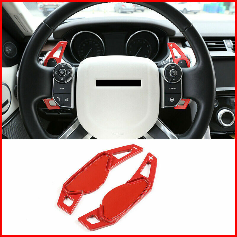 for Rover for Range Rover L405 2013-2019 Red Steering Wheel Shift Paddle Cover Trim
