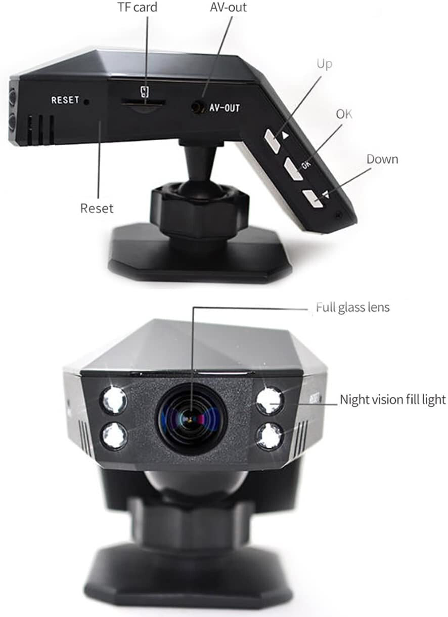2in HD 1080P Dash Cam Car DVR Camera Video Registrator Night Vision G-sensor