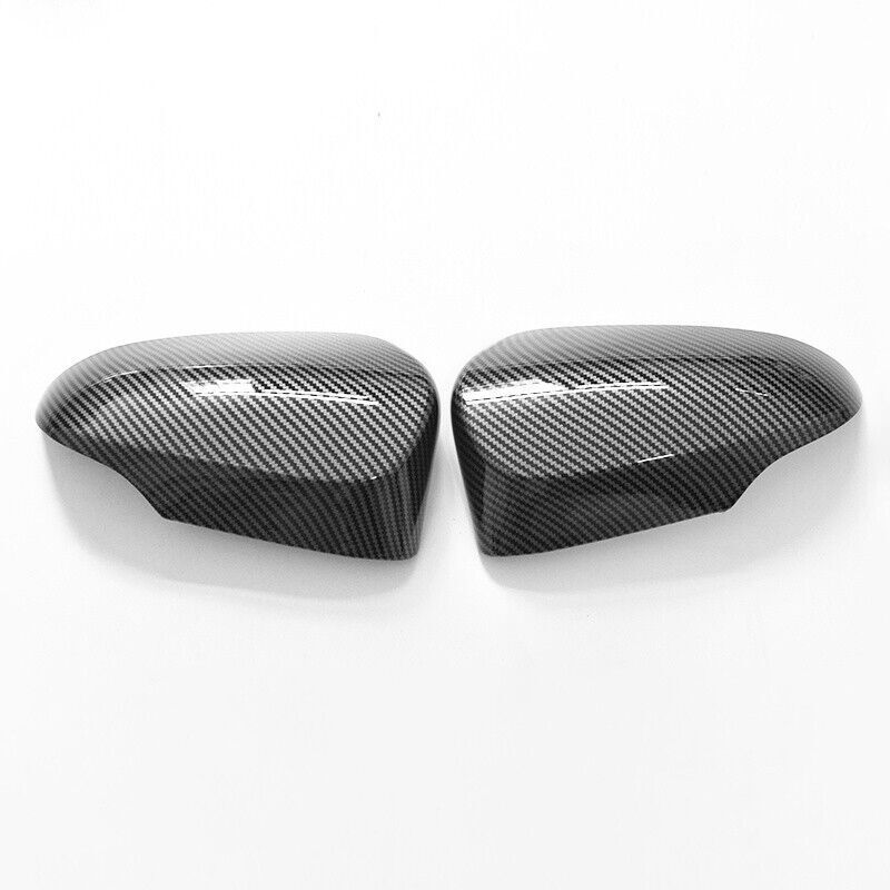 Carbon Fiber Style ABS Rearview Door Mirror Cover Cap for Toyota for Corolla 2014-18