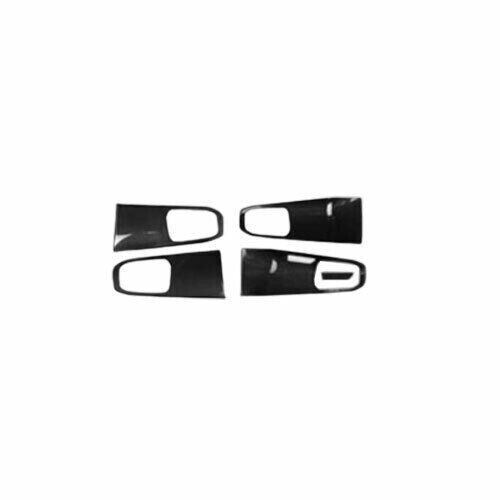Car Inner Door Panel Frame Cover Trim 4 for Kia Sorento 2021-2022 Carbon Fiber
