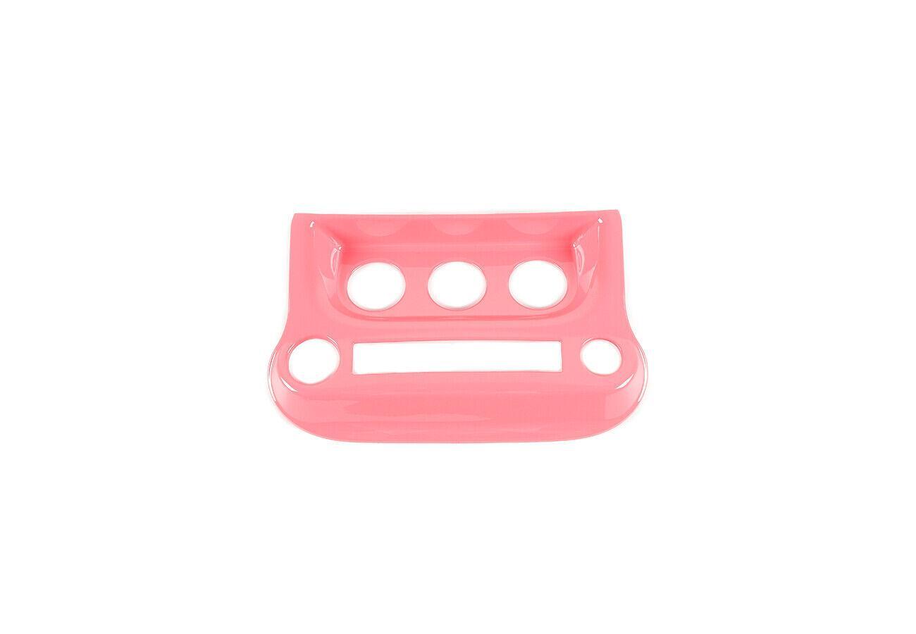 for Jeep for Wrangler JK 2011-2017 Pink Dashboard A/C Switch Cup Holder Panel Trim