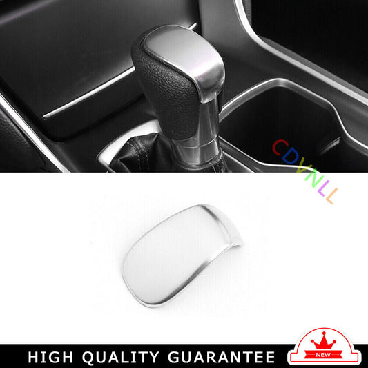 Gear Shift Knob Head Cover Trim for Honda Accord 10TH 2018-2022 Silver Titanium