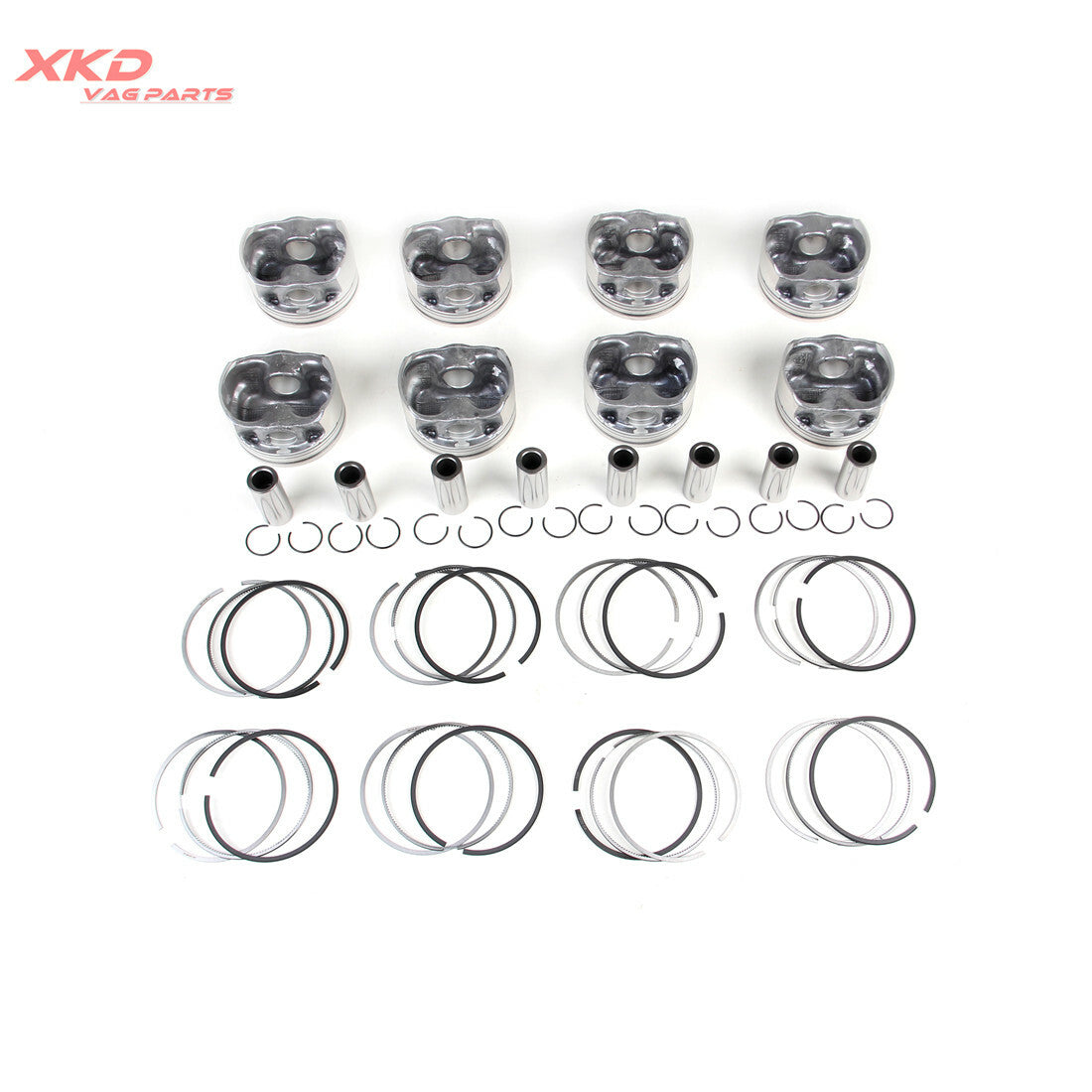 4.0T PistonRing Set Fit for Audi for A8 S8 2015-2017 CTFA DDTA CWUBCRDB
