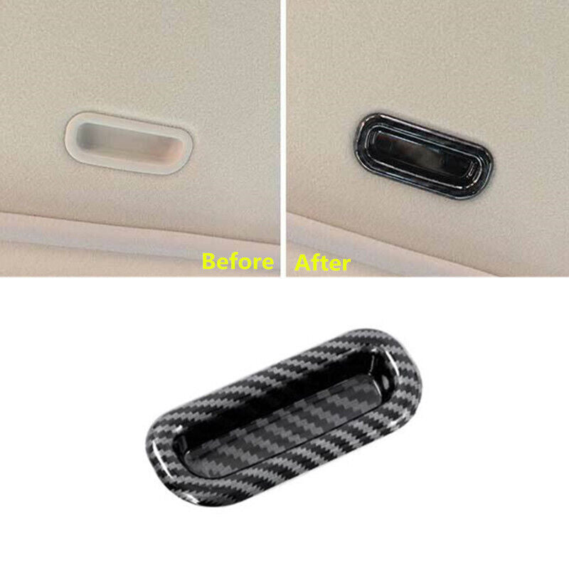Carbon Fiber Inner Skylight Handle Cover for Mitsubishi Pajero Montero 2009-2021