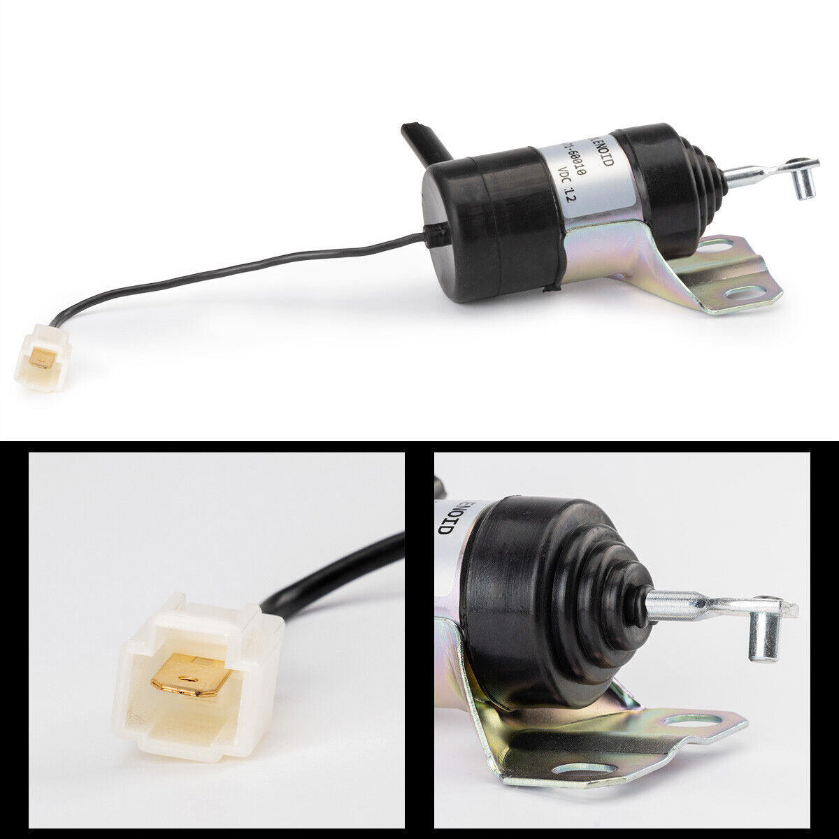 Fuel Shut Off Solenoid for Hitachi for Hyundai Kobelco Komatsu 12V 3930233 SA-433512