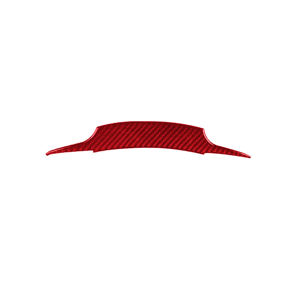 Red Carbon Fiber Inner Steering Wheel Trim for Toyota Supra A90 2019-2022