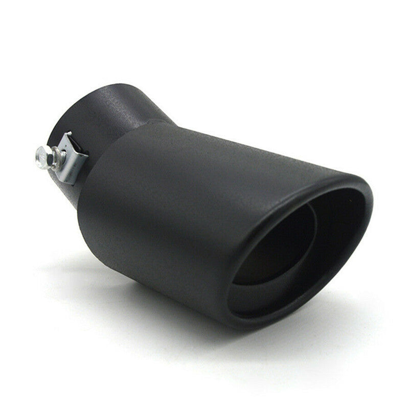 Black Automobiles Exhaust Muffler Tip Stainless Steel Pipe Car Rear Tail Throat
