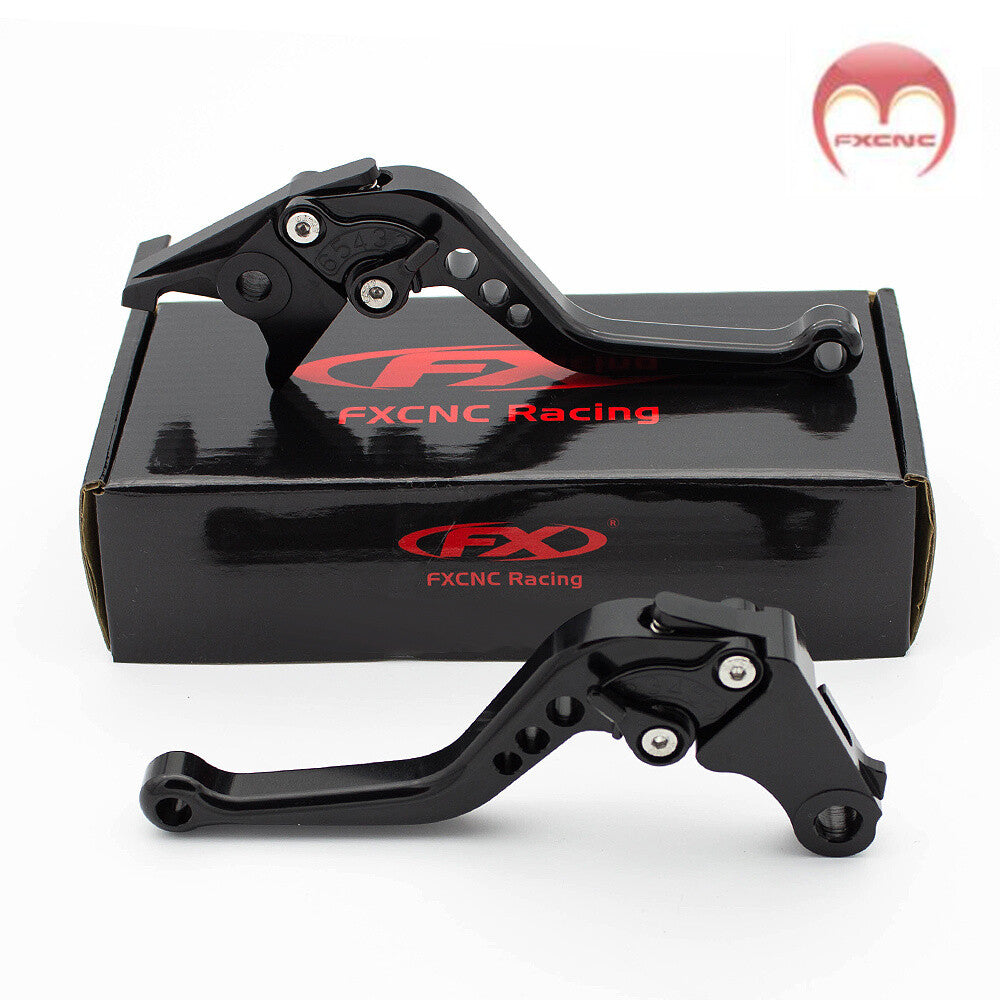 CNC adjustable brake clutch lever for Yamaha Tenere 700 (2019, 2020, 2021) - Short-range