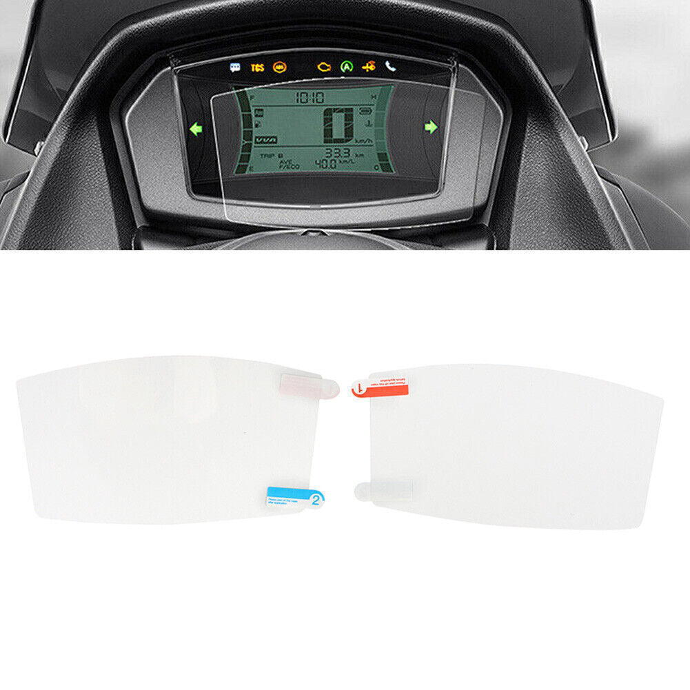 for YAMAHA NMAX 155 2020-2022 2x Clear Dashboard Screen Protector Film