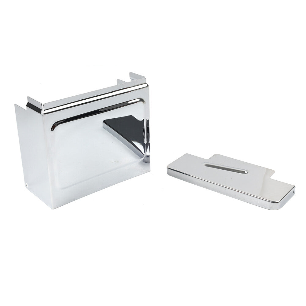 Chrome Battery Top Side Cover for Harley Dyna Low Rider FXDL FXD FXDWG 1997-2005