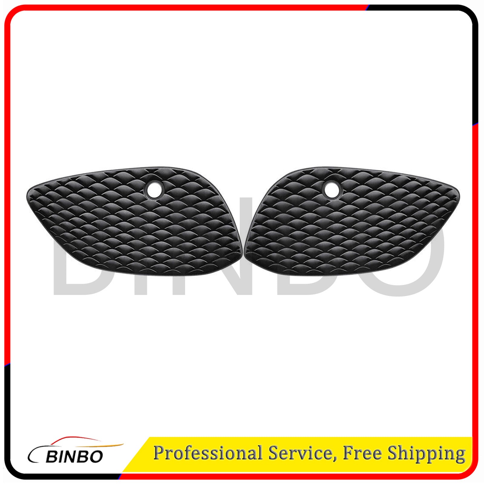 for Mercedes-Benz 2016-2019 GLC300 1 Pair Bumper Fog Light Cover Outer Grille