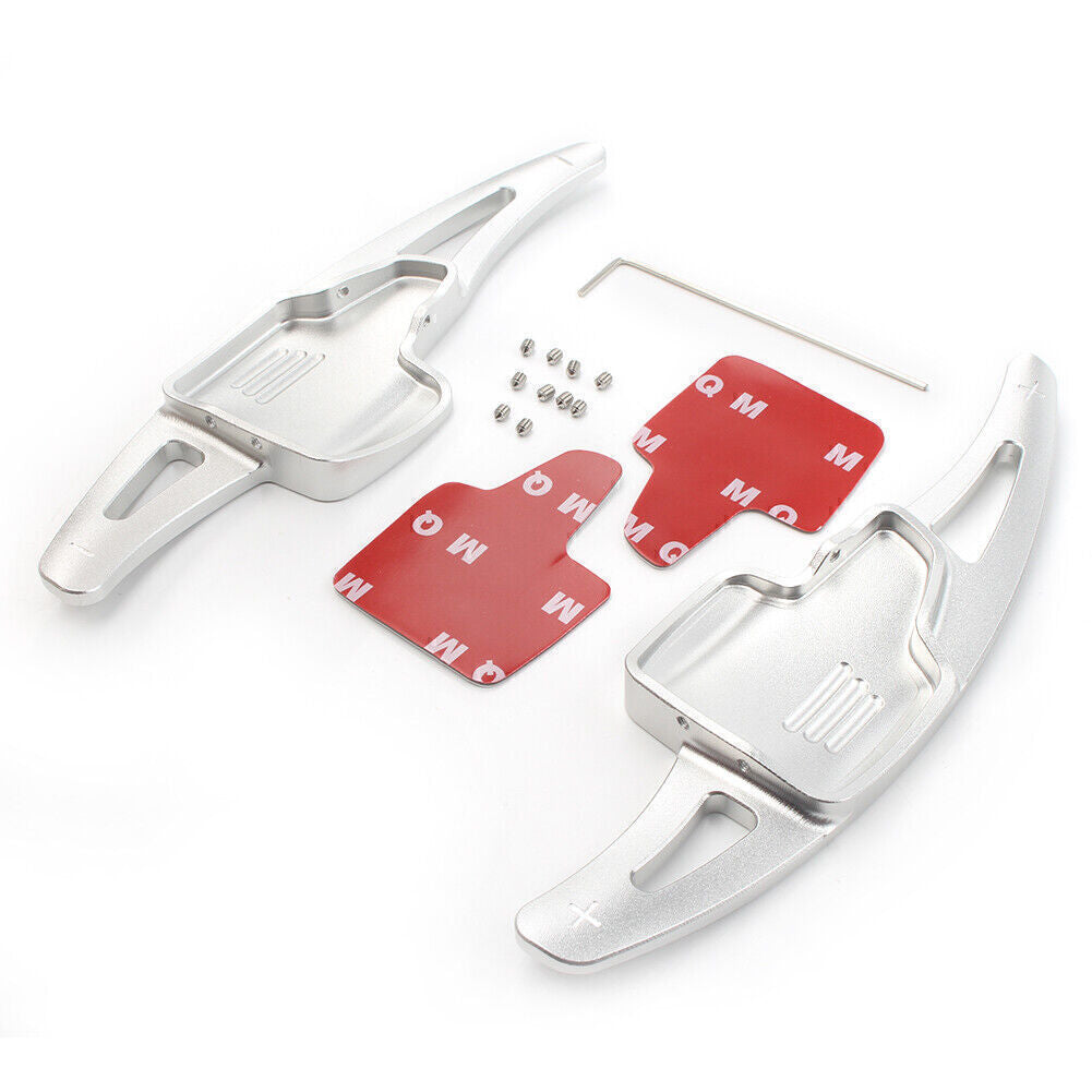 for Ford Focus 15-17 Escape 17-19 Silver 2x Car Shift Paddle Shifter Extension