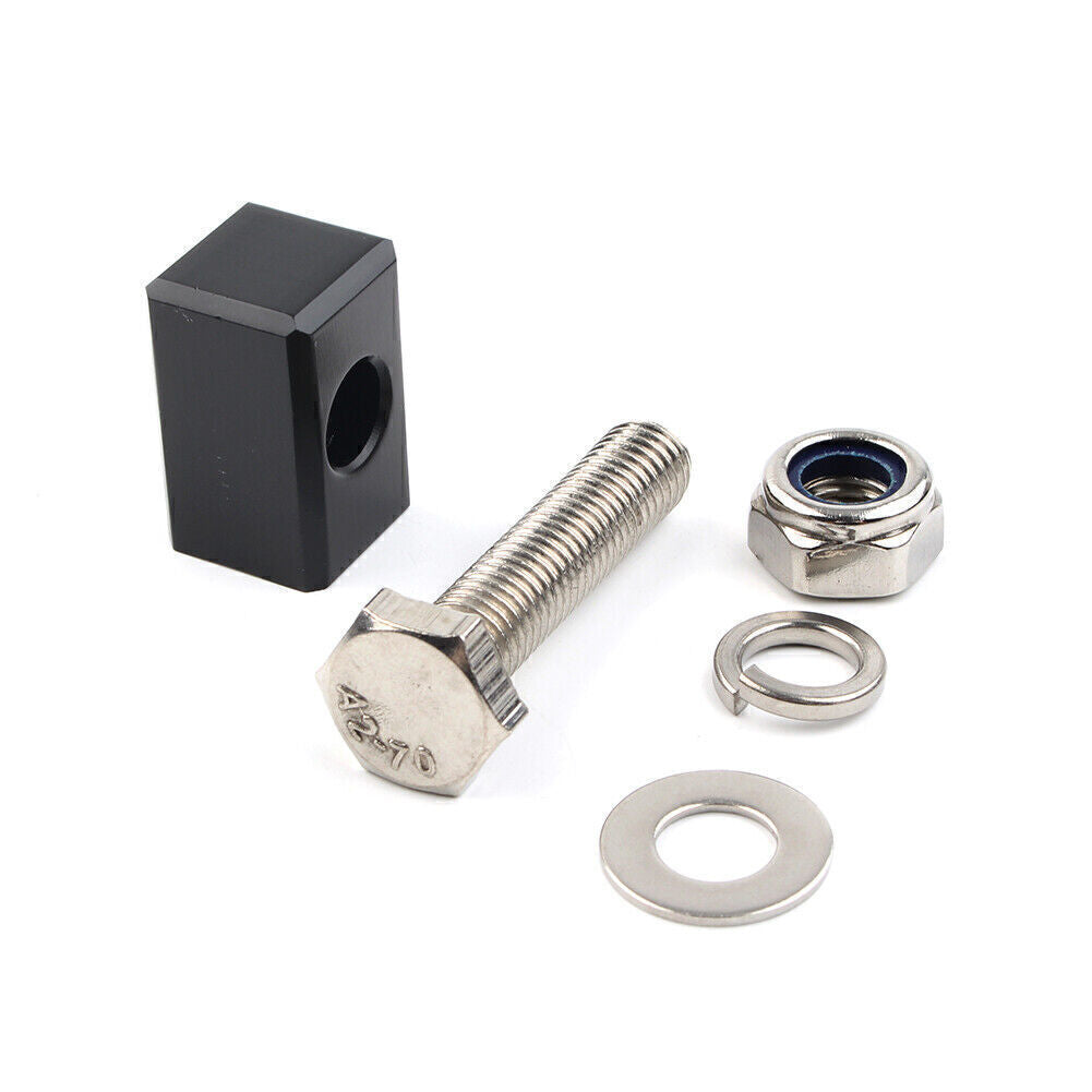 Headlight Mounting Block Bracket Kit Fit for Harley Custom Headlight Mount Black