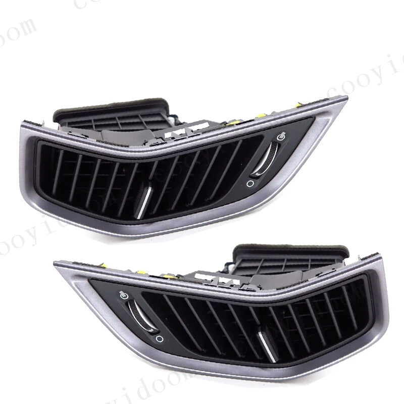 2-Piece Central Air Conditioning Ventilated Barbecue Grill with Chrome Plate for Hyundai FeIX45 13-17