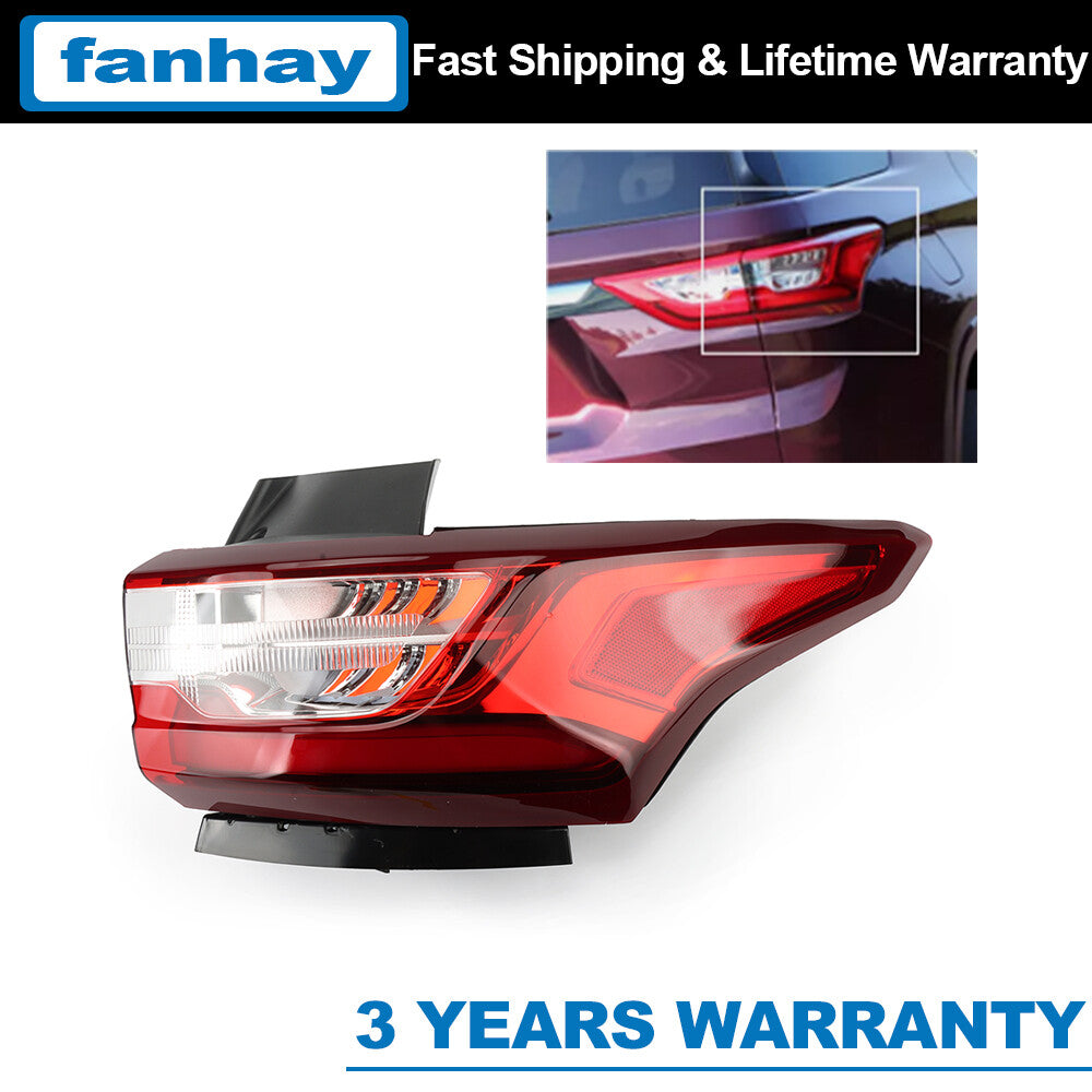 GM2805130 Right Tail Light Lamp Outside for Chevrolet Traverse 2018 2019 2020 21
