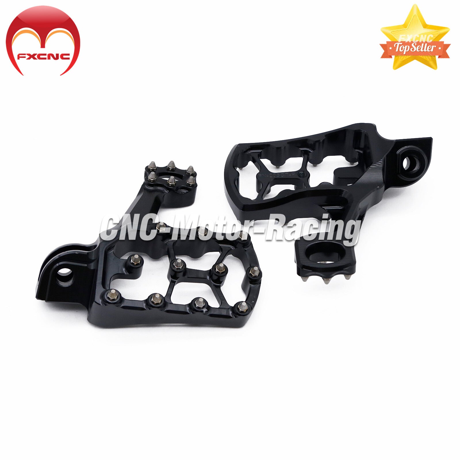 Suitable for KTM 250SX 1998 - 2016 and 150-300XC 2006 - 2016 CNC extended foot spikes and footrest spikes.
