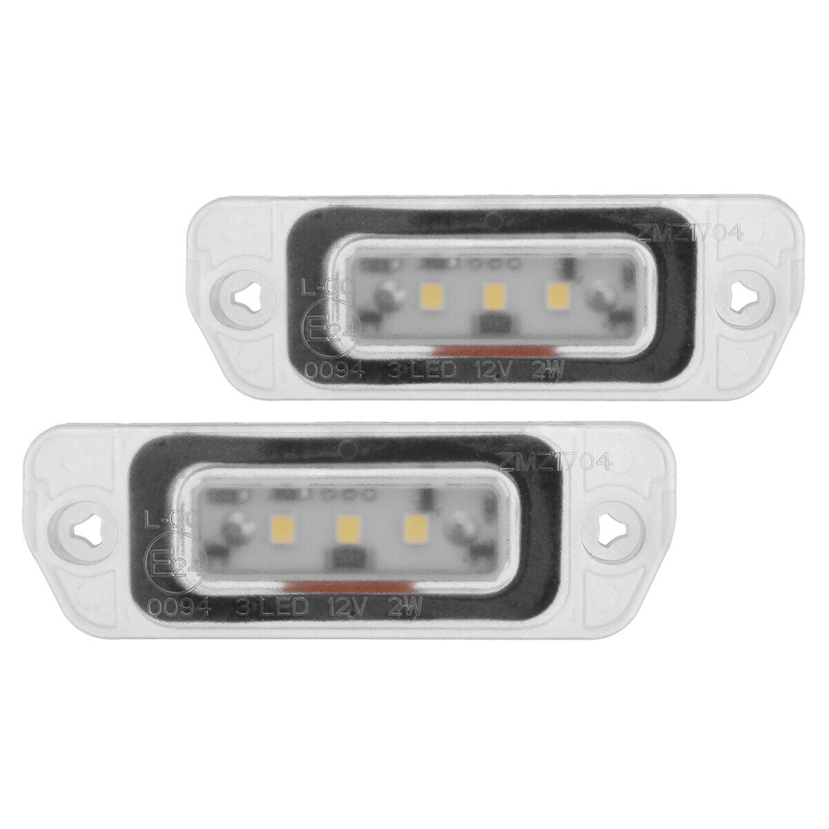 2 x LED license plate light for Mercedes Benz W164 X164 W251 ML GL R class Canbus