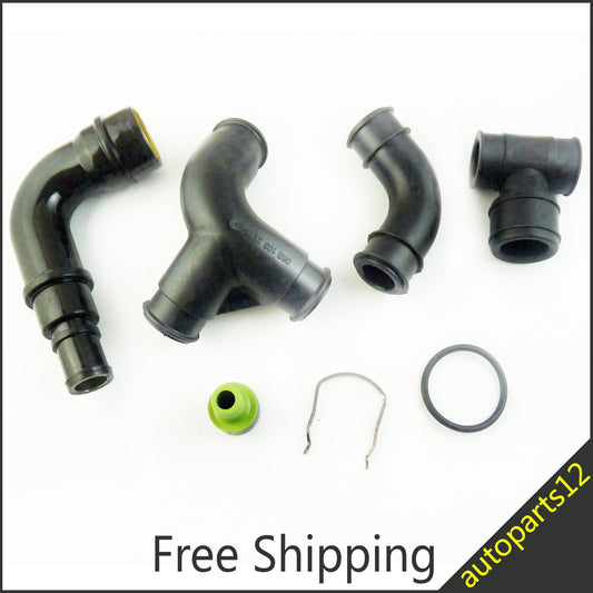 Breathing tube ventilation hose crank case valve kit for Volkswagen for Passat for Audi for A4 Quattro 1.8L