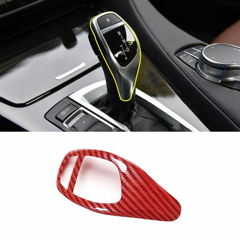 Gear Shift Knob Shifter Lever Trim 1PCS For 2013-2018 for BMW 3 4 Series GT ABS Red