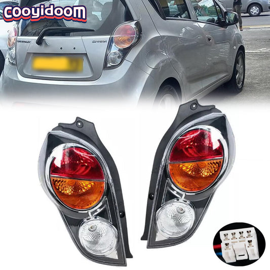 2Pcs for Eagle Eyes Tail Light Lamp Assembly for Chevrolet Spark 2013-2015