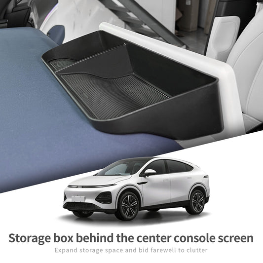 for Xpeng G6 2023 2024 Dashboard Tray Central Hidden Storage Box Rear Screen