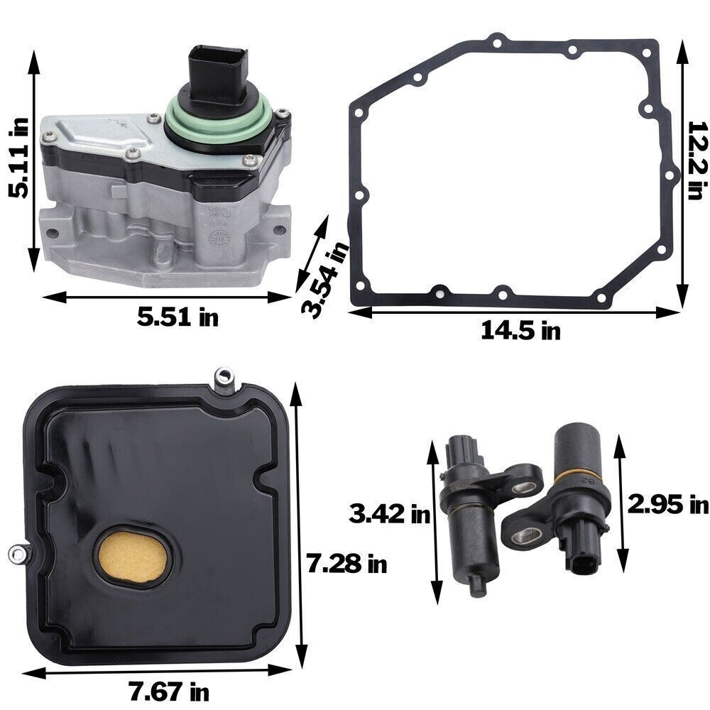 42RLE Transmission Solenoid Valve Block with Gasket Filter Sensor Kit for 2003 Liberty