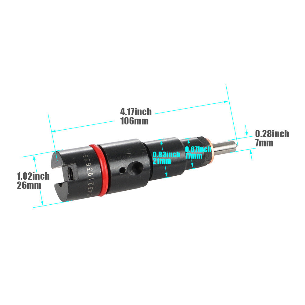 6 RV275 Injectors for Dodge for Ram 2500 3500 40-50. HP 0432193635 98.5-02