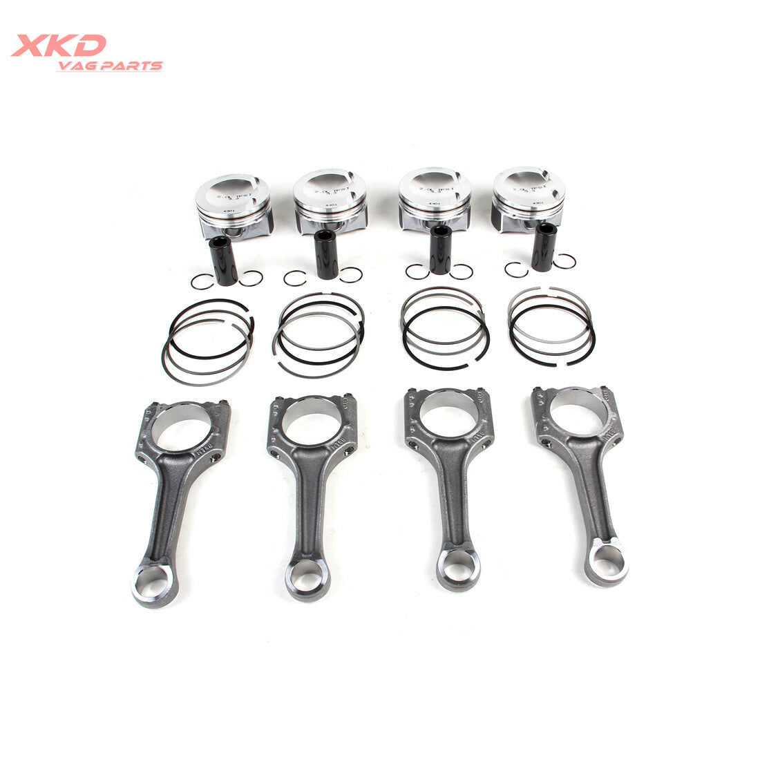 4 EA888 2.0T 23mm Piston RingCon Rods for VW for Golf for Jetta for Passat for Audi for A4 Q3 Q5