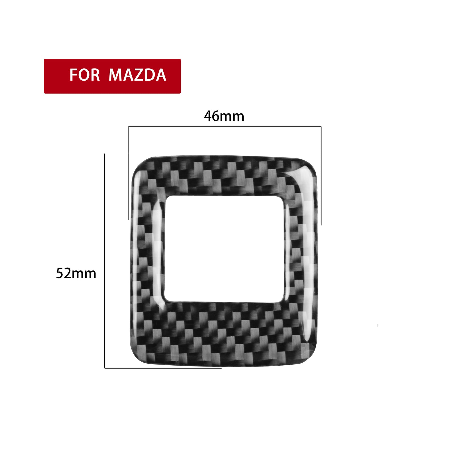 Carbon Fiber Interior Interior Cover Trim Fit for Mazda MX-5 Miata 2009 - 2015