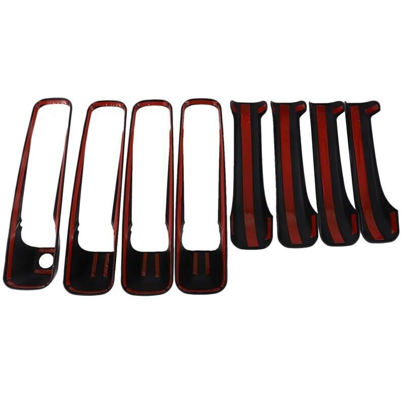 For 2009-2018 for Ram 1500 10-18 for Ram 2500 3500 4DR Door Handle Covers Glossy Black