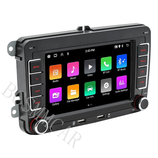 7 2Din Android 12 Car Stereo Radio GPS NAV Fit for Volkswagen for Jetta 1999-2005