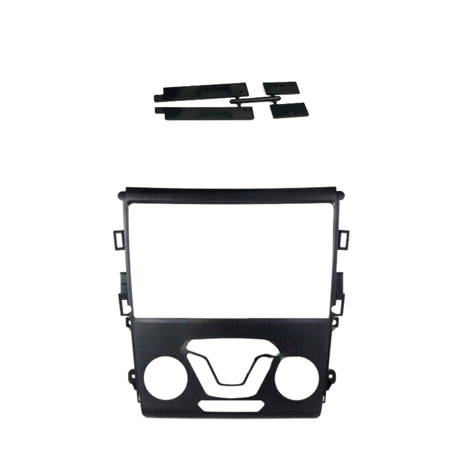 Stereo radio Fascia dashboard 2-inch frame replacement for Ford Fusion Mondeo 13-18