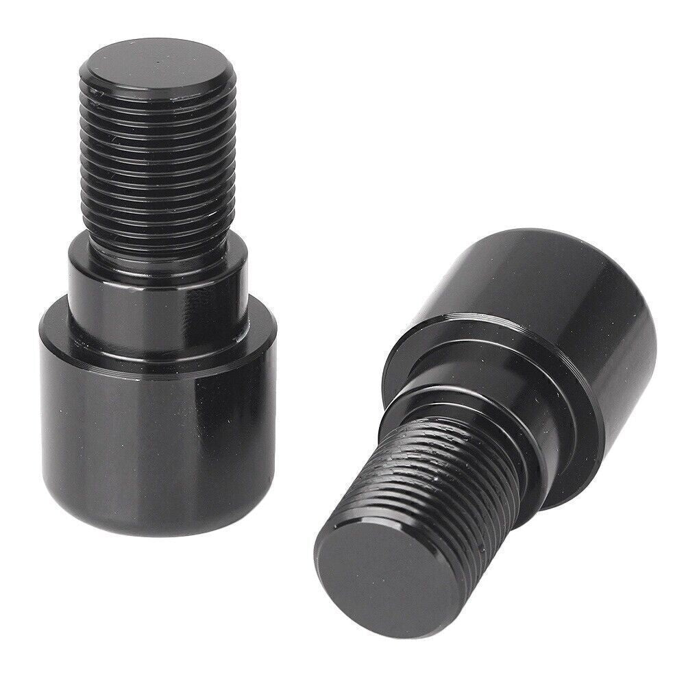2PC 18mm Handle Bar End Grips Plug for Yamaha YZF R6 99-05  YZF R6S 06-12 Black