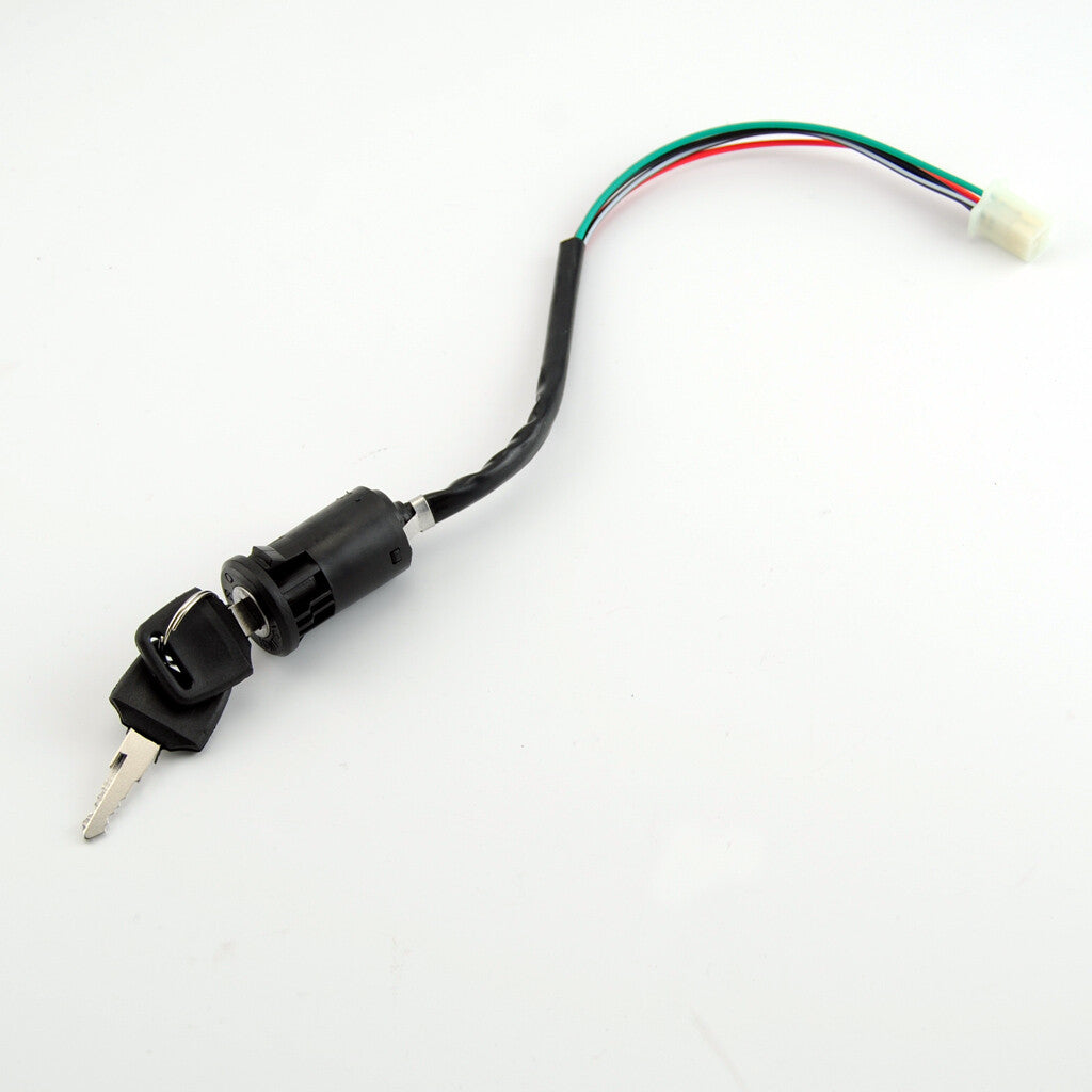 4 Wire Pin Ignition Key Switch Set for Tao Tao 50cc 70cc 90cc 4 Wheeler Scooter