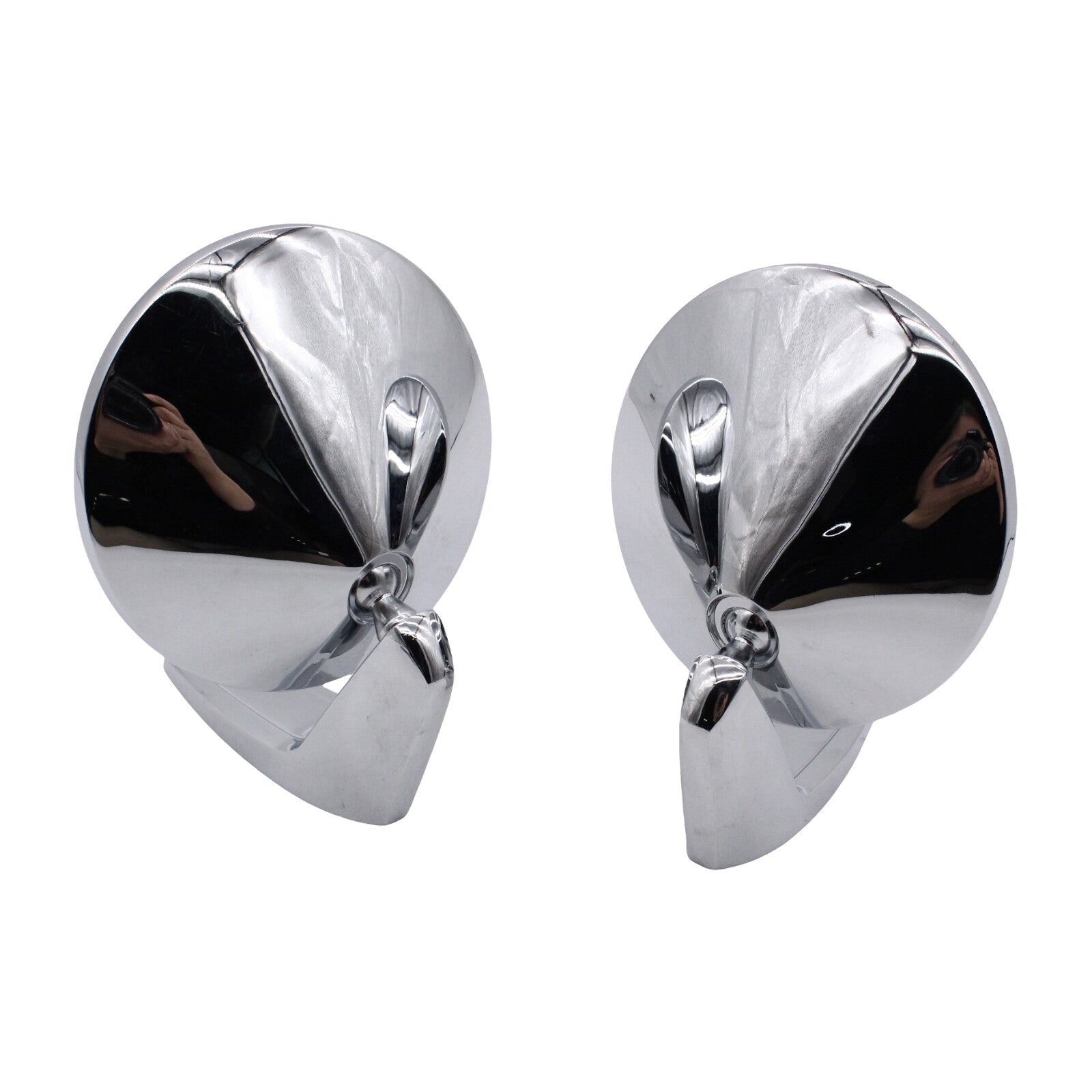 2 x Chrome Door Mirrors Outside Exterior Rearview For 1966-1975 for Dodge for Plymouth