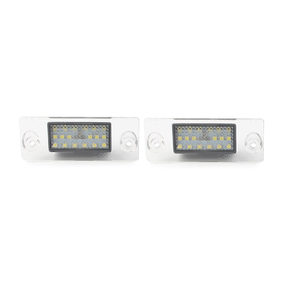 for Audi A4 B5 1995-01 96 97 98 2x 18 LED License Number Plate Lights Lamp 12V