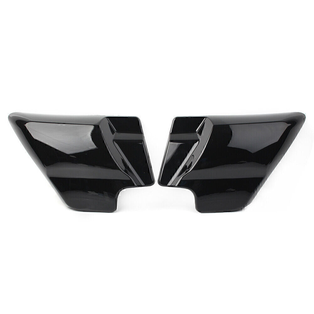 Pair Black Side Covers for Harley Touring Road King Electra Glide 2009-2023