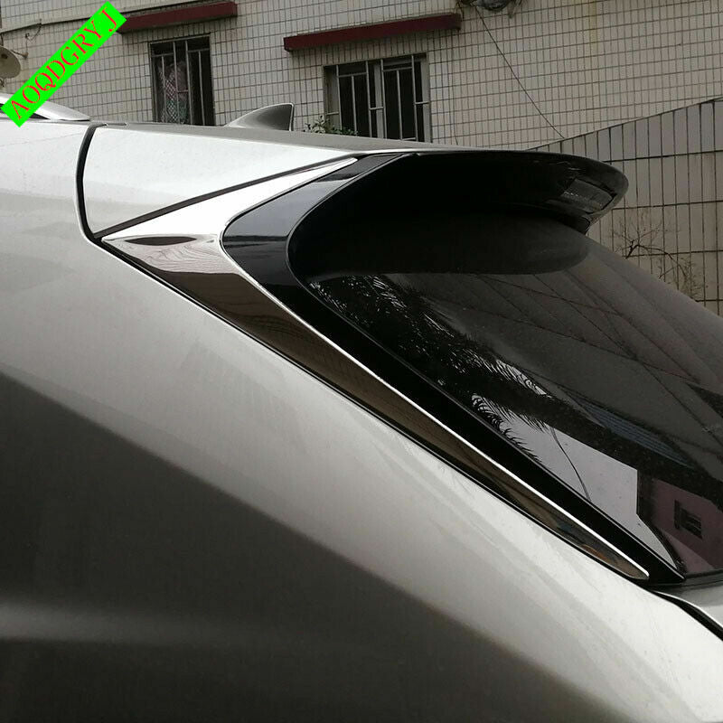 Steel Rear Window Spoiler Molding Cover Trim for Lexus NX300h NX200t 300 2014-21