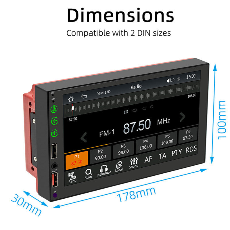 Car For Carplay Android Auto Radio 7 Autoradio Multimedia Player Audio Stereo