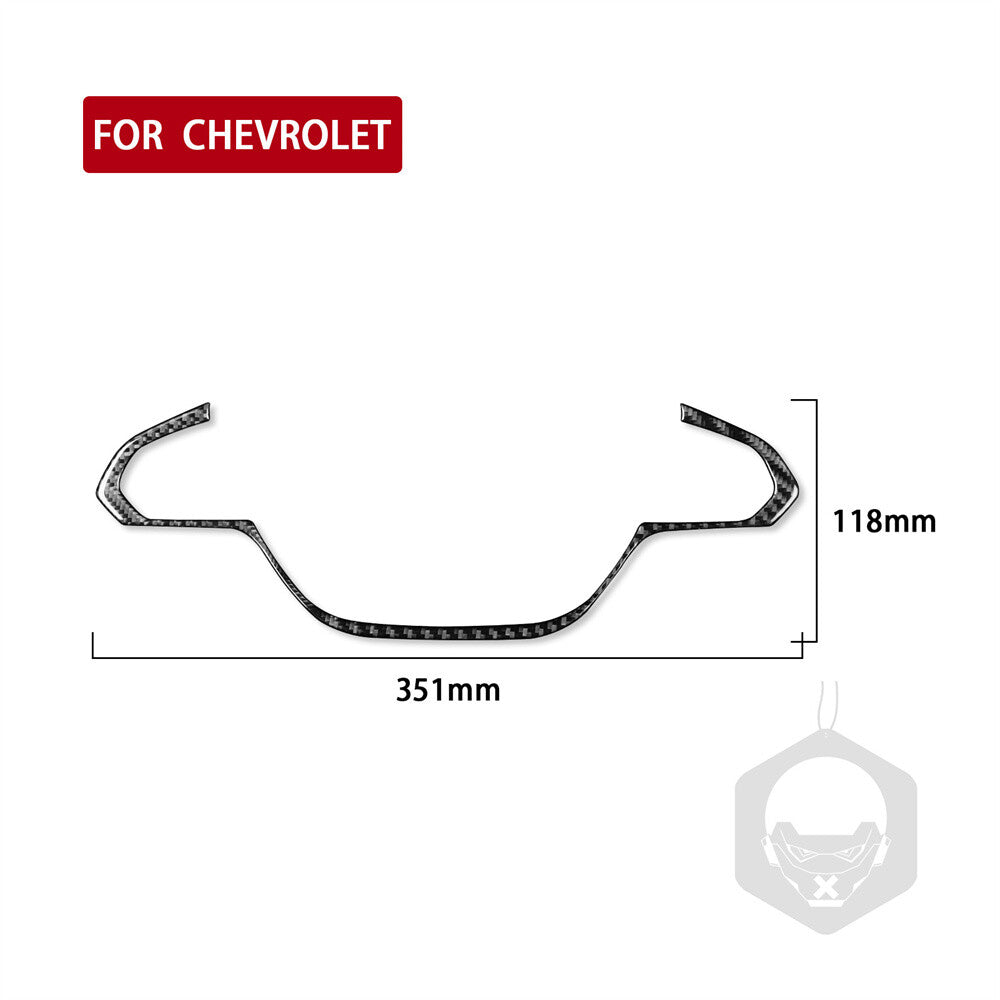 Carbon Fiber Steering Wheel Button Trim for Chevrolet Colorado / for GMC for Canyon 2015+