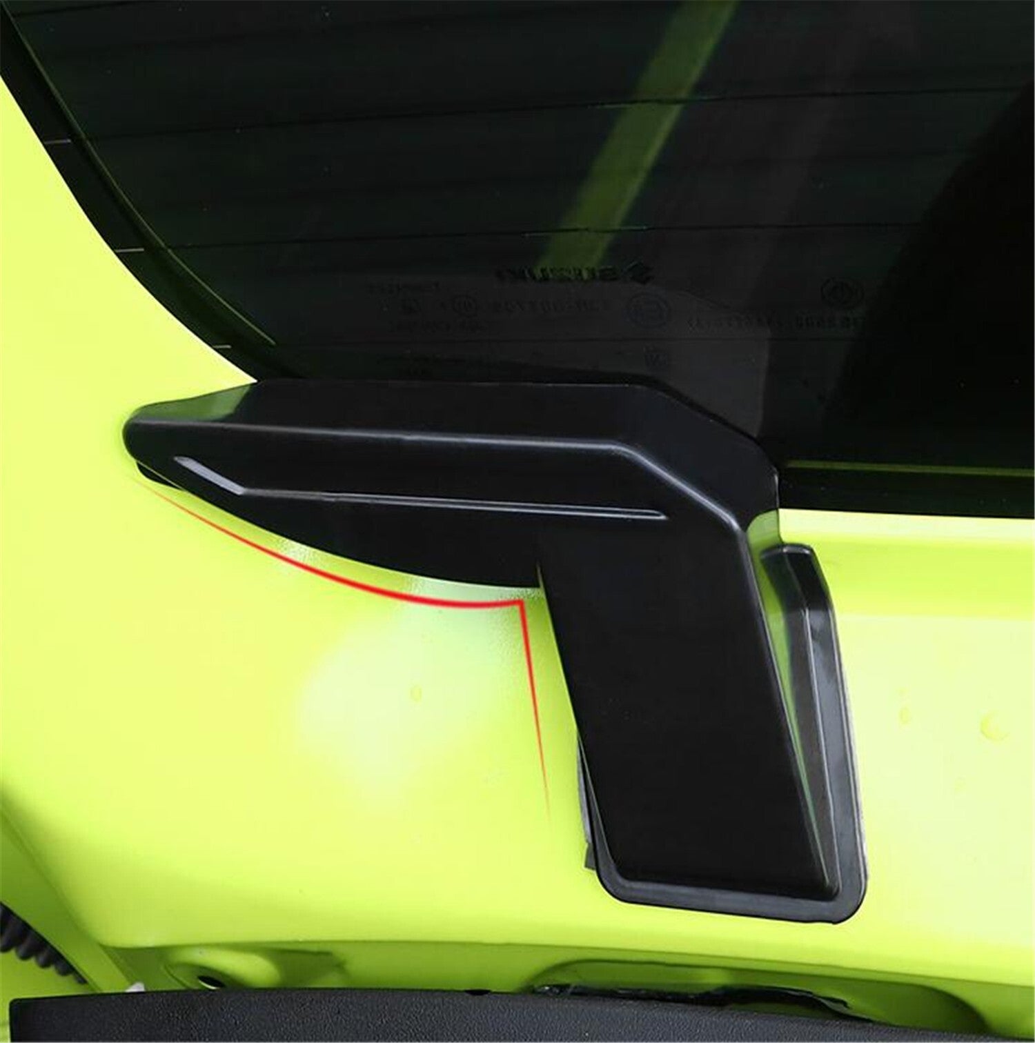 for Suzuki for Jimny 2019-2024 Windshield Heating Wire Protective Cover Trim Black