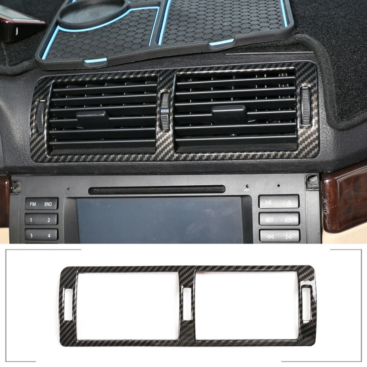 4-Piece Matte Black ABS Interior Door Handle Cover Trim for Toyota Tacoma 2016-22 USA