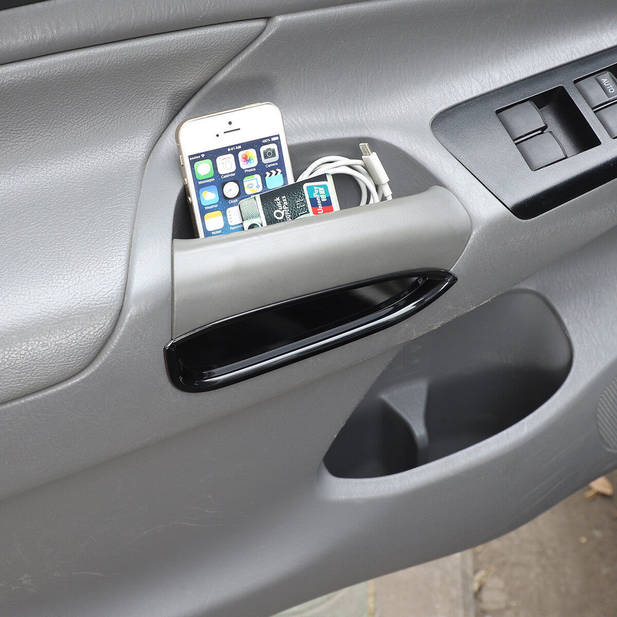 Carbon central control air outlet sticker decoration for Fengyangta Tacoma 2011-2015 USA