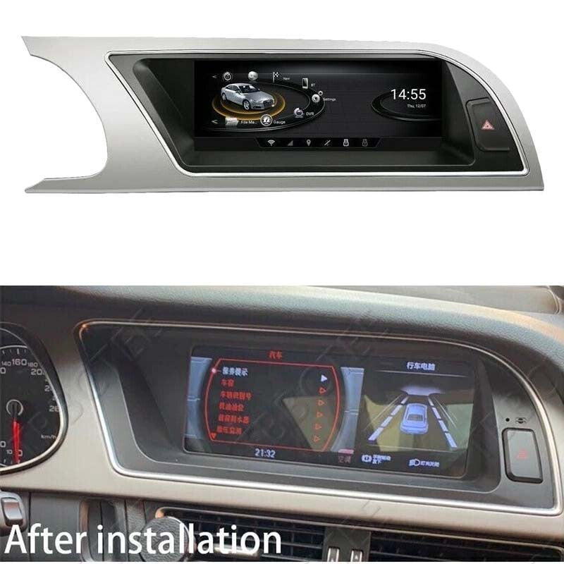 Radio Car Multimedia Player MMI Android 8K GPS for Audi A4 A4L A5 B8 Stereo