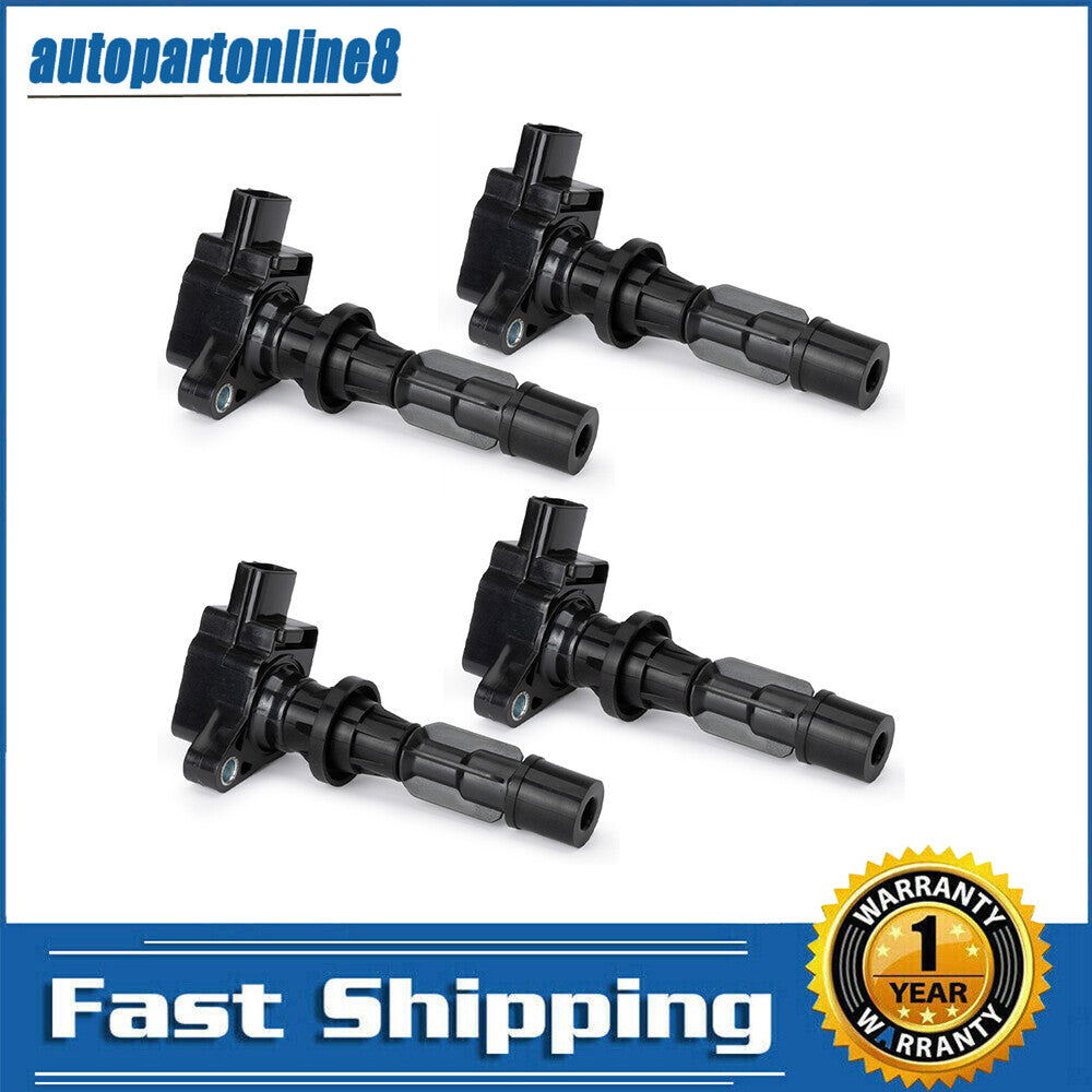 L3G218100 New Set of 4 Ignition Coil for MAZDA 3 6 06-13 CX-7 07-12 MX-5 06-15