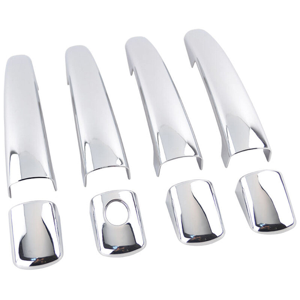 4pcs Door Handle Cover Chrome Trim Case Fits for Peugeot 207 308 407 2006 for Citroen for C4