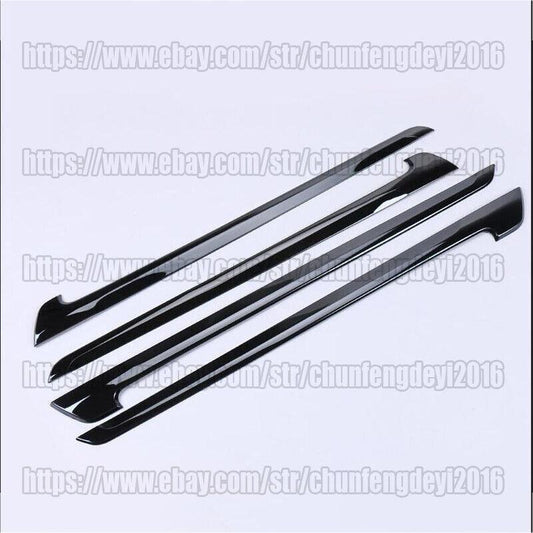 for Honda CRV CR-V 2017-2021 4pcs Inner Door Panel Strip Trim Black Wood Grain