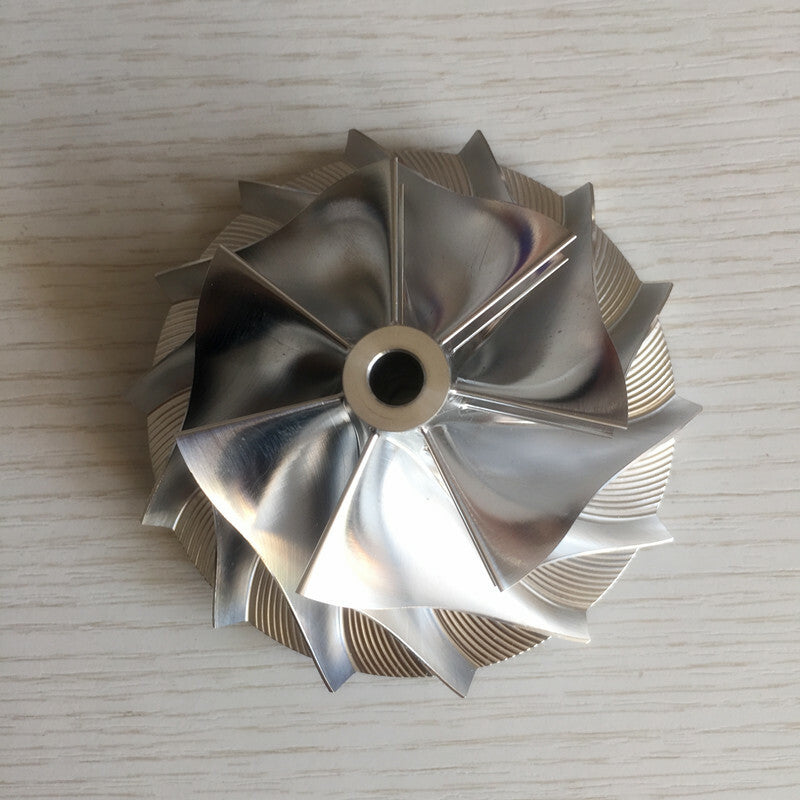 HX40 60.03/85.98mm 7+7 Blade High-Performance Turbine Billet Compressor Wheel