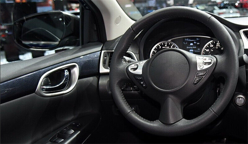 Front Left Inside Interior Door Handle Cover Trim for Nissan Sentra 2013-2019